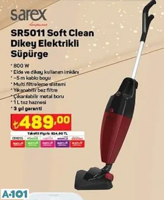 SAREX DİKEY ELEKTRİKLİ SÜPÜRGE SAREX DİKEY ELEKTRİKLİ SÜPÜRGE